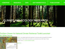 Tablet Screenshot of climatemodeling.org